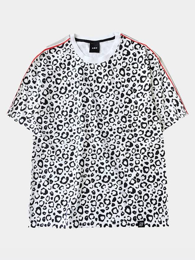 Leopard short sleeve t shirt white - AOX - BALAAN 2