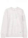 Lens Wappen Crew Neck Knit Top White - CP COMPANY - BALAAN 2