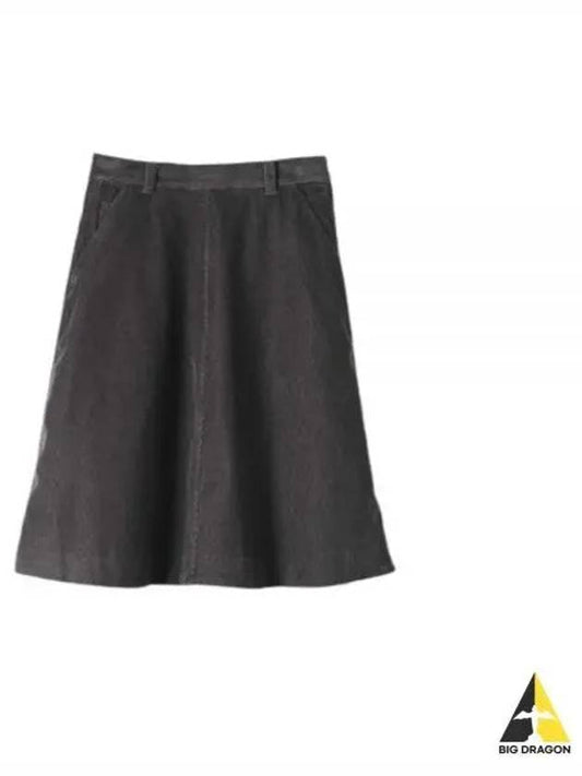 MHL Circle Skirt Lead WHSK0071A23KWS LEA - MARGARET HOWELL - BALAAN 1