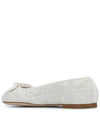 Quilted Cannage Calfskin Ballerina Flat Off White - DIOR - BALAAN 4