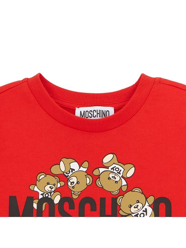 Kids short sleeve t shirt HMM04K LAA03 50109 Adults can wear - MOSCHINO - BALAAN 3