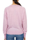 Women's Crew Neck Wool Knit Top Light Pink - VANESSA BRUNO - BALAAN 5