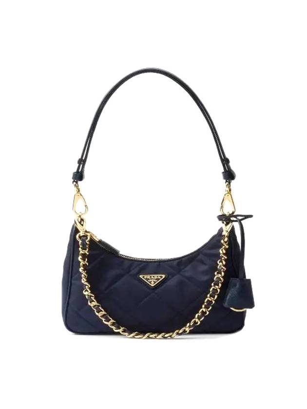 Re-Nylon Mini Bag Navy - PRADA - BALAAN 1