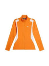 Women's Mae Zip Mid Layer Track Jacket Orange - J.LINDEBERG - BALAAN 2