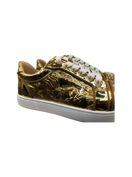 1190158 3273 Spike Sneakers Gold - CHRISTIAN LOUBOUTIN - BALAAN 2