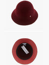 HAT51145 WW Marico Wild Blackberry Warm Red Wool Felt Cloche Bucket Hat - HELEN KAMINSKI - BALAAN 3