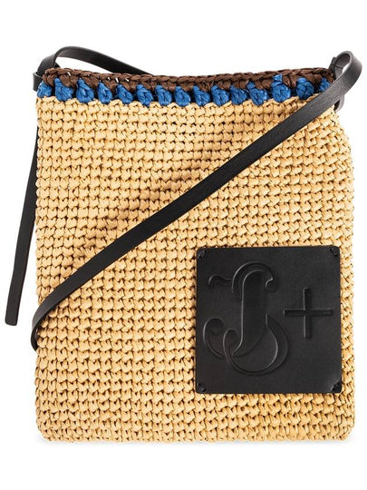 Woven Raffia Open Top Crossbody Bag J42WG0018P6667_115 - JIL SANDER - BALAAN 2