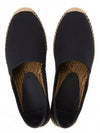 Women's Monogram Espadrilles Black - SAINT LAURENT - BALAAN 2