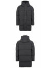 Wappen Patch Crinkle Reps Long Padding Black - STONE ISLAND - BALAAN 5