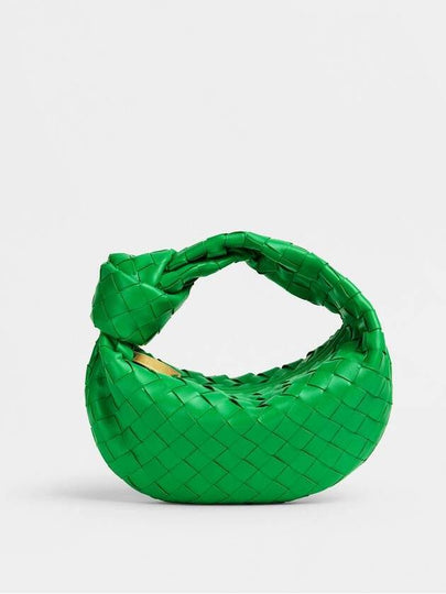 Jodie Intrecciato Small Tote Bag Green - BOTTEGA VENETA - BALAAN 2