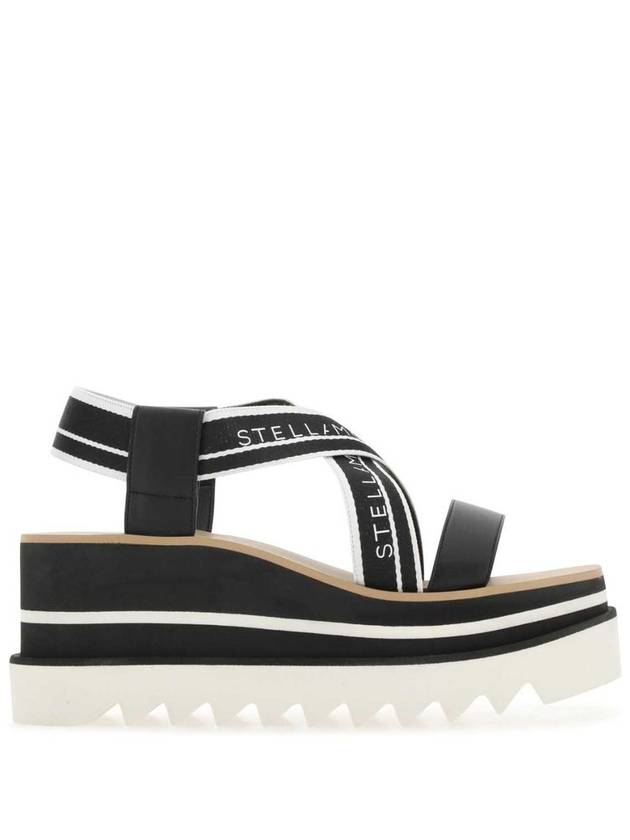 striped platform sandals black - STELLA MCCARTNEY - BALAAN 2