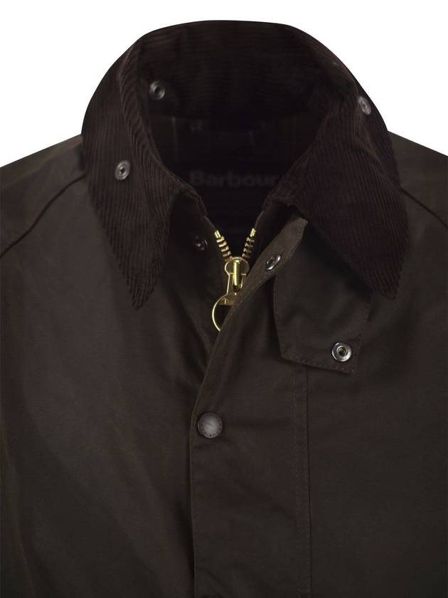 Classic Beaufort Wax Jacket Olive - BARBOUR - BALAAN 5