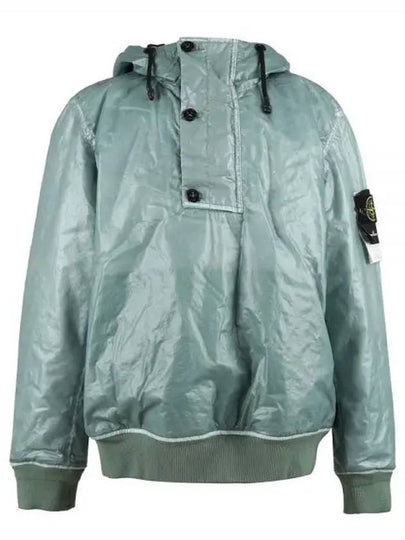 Wappen Patch Hooded Jacket Sage Green - STONE ISLAND - BALAAN 2