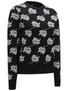 Official W LOGO PATTERN JACQUARD PULLOVER BK - ANEWGOLF - BALAAN 4