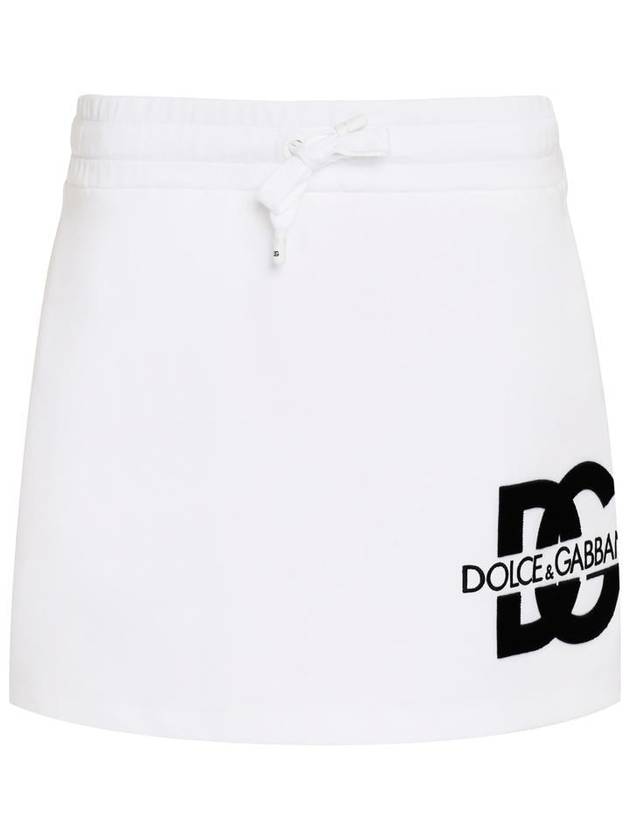 DG Logo Patch Jersey Miniskirt F4CSKZ GDB7BW0800 B0010999366 - DOLCE&GABBANA - BALAAN 2