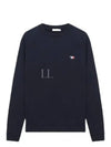 Tricolor Fox Patch Sweatshirt Dark Navy - MAISON KITSUNE - BALAAN 2