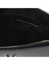 Monogram Silver Logo Clutch Bag Black - SAINT LAURENT - BALAAN 11