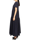 Palmira Short Sleeve Long Dress Navy - MAX MARA - BALAAN 4