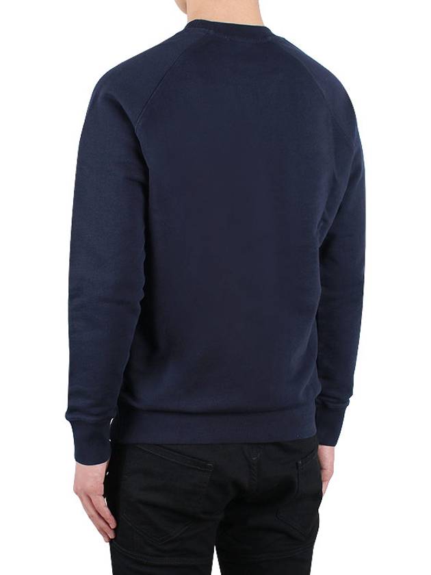 Chillax Fox Patch Classic Sweatshirt Navy - MAISON KITSUNE - BALAAN 5