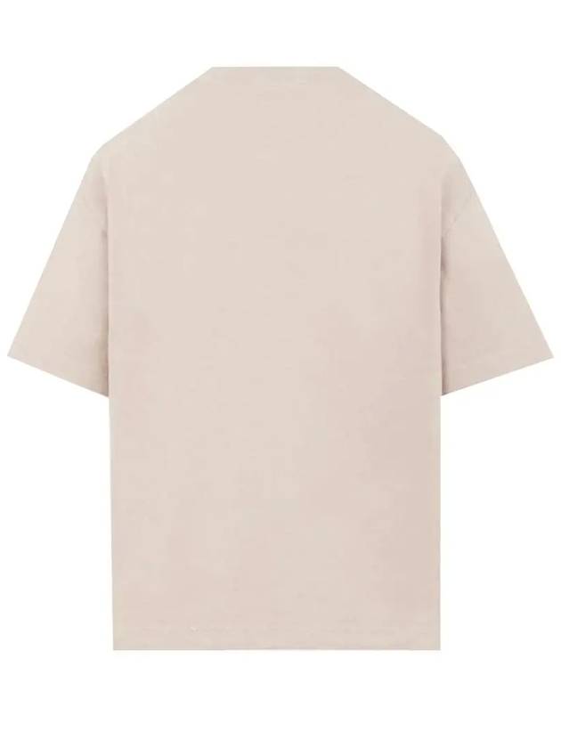 Logo Crew Neck Short Sleeve T-Shirt Titanium Grey - ACNE STUDIOS - BALAAN 4