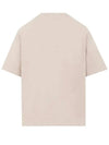 Logo Crew Neck Short Sleeve T-Shirt Titanium Grey - ACNE STUDIOS - BALAAN 4