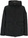 Logo David TC Down Hooded Jacket Navy - STONE ISLAND - BALAAN 2