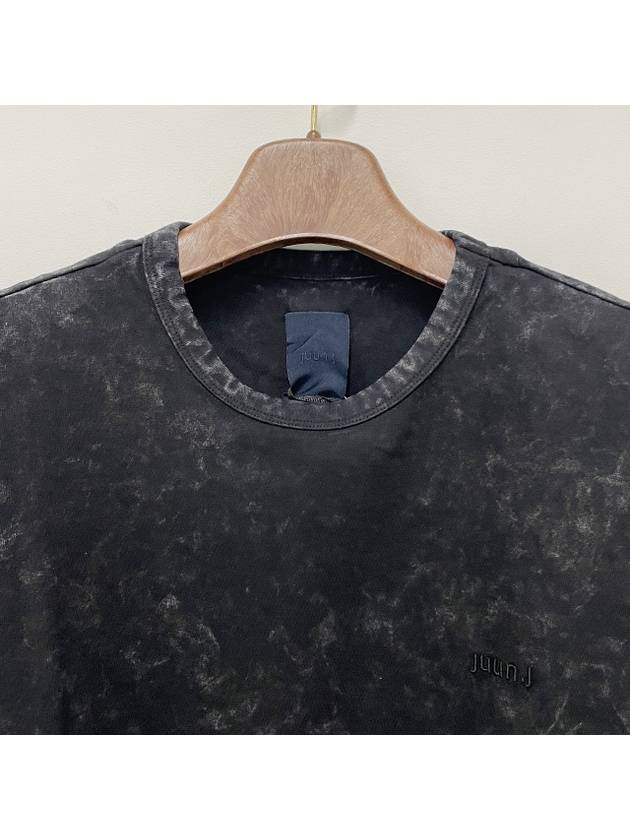 Cotton Garment Dying Short Sleeve T-shirt Gray (JC3742P243) - JUUN.J - BALAAN 4
