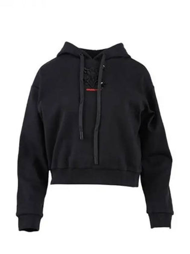 SHUSHU TONG flower logo embellished cotton hoodie - SHUSHU/TONG - BALAAN 1