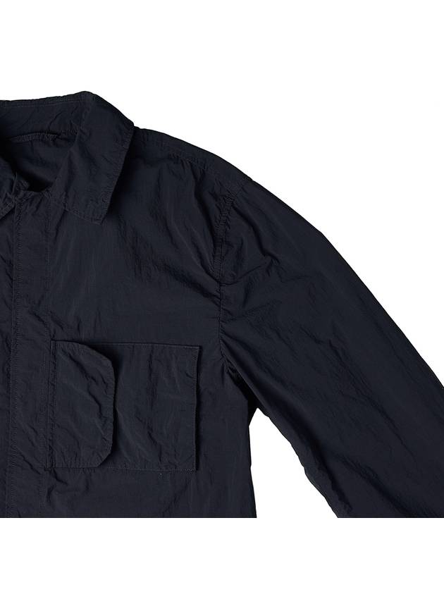 Snap Over Nylon Long Sleeve Shirt Black - TEN C - BALAAN 5