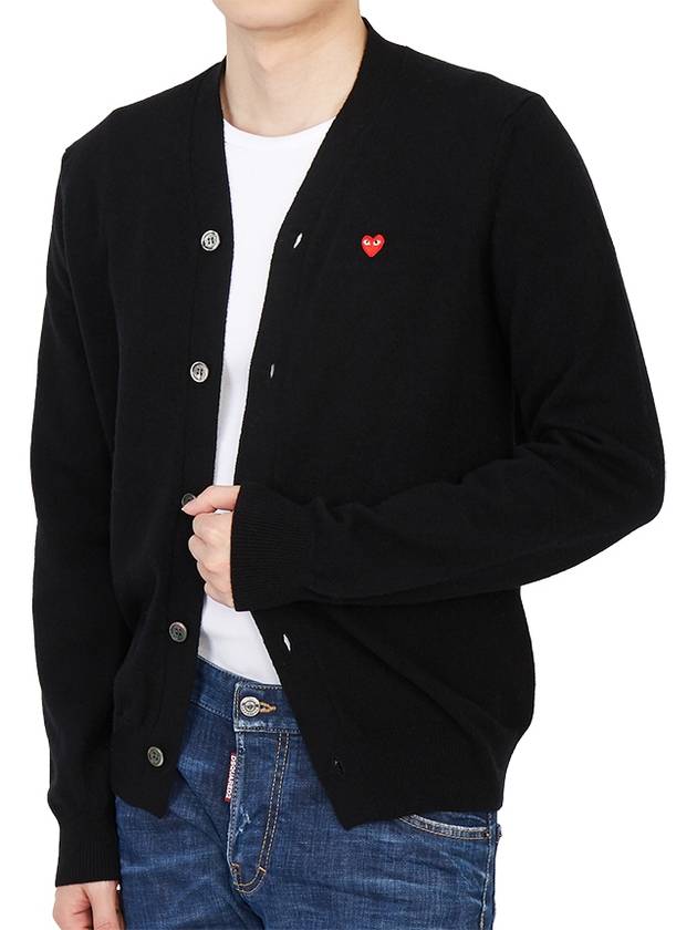 Mini Red Wappen Men's Cardigan AZ N080 051 1 - COMME DES GARCONS - BALAAN 5