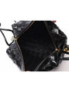 Intrecciato Small Leather Shoulder Bag Black - BOTTEGA VENETA - BALAAN 7