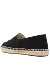 Canae Embroidered Logo Canvas Espadrilles Black - ISABEL MARANT - BALAAN 4