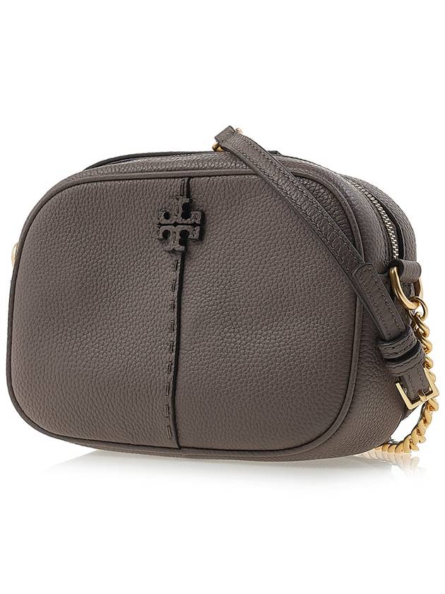 McGraw Logo Camera Shoulder Bag Turtledove - TORY BURCH - BALAAN 3