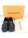 LV logo leather loafers 8 5 275 - LOUIS VUITTON - BALAAN 2