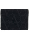 Toile Iconographe Half Wallet Black - VALENTINO - BALAAN 4