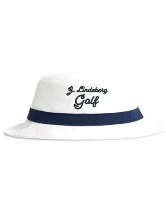 Lukas Embroidery Logo Golf Bucket Hat White - J.LINDEBERG - BALAAN 2