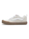 Knu Skool Lace-Up Low Top Sneakers White - VANS - BALAAN 2