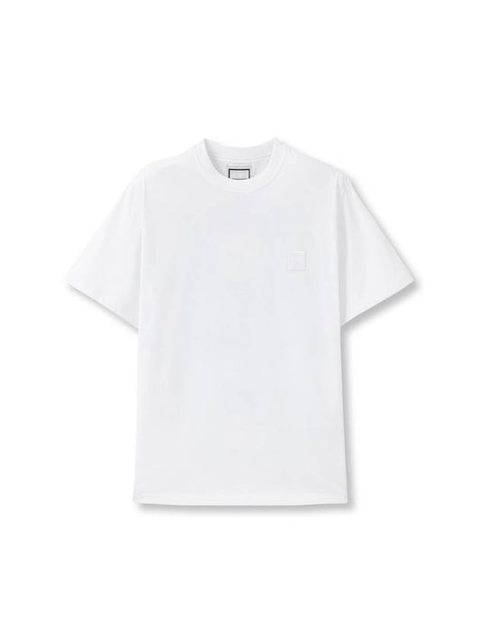 Jellyfish Back Logo Cotton Short Sleeve T-Shirt White - WOOYOUNGMI - BALAAN 1