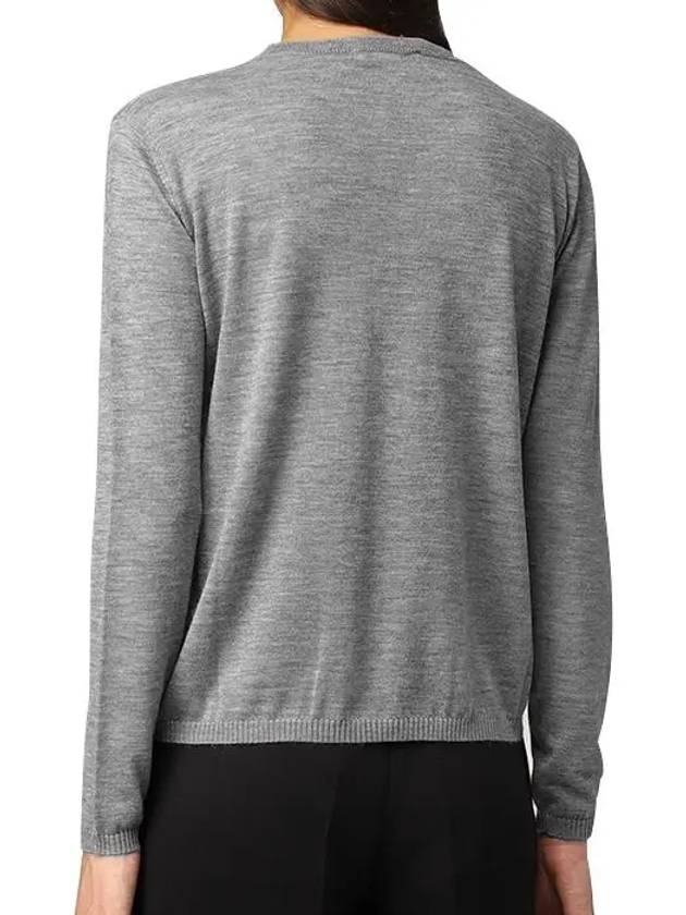 Women's Marmo Cashmere Knit Top Gray - MAX MARA - BALAAN.