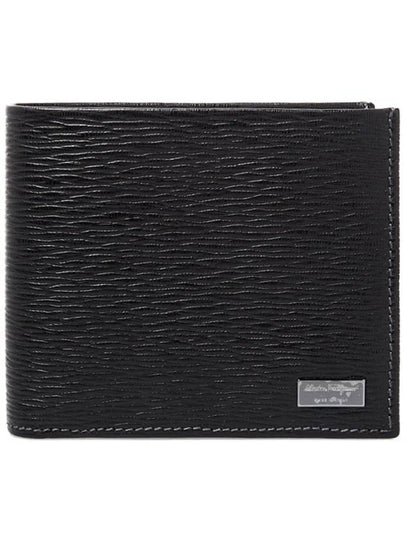 Men's Classic Logo Half Wallet Black - SALVATORE FERRAGAMO - BALAAN 2