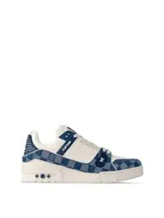 LV Trainer Low Top Sneakers Blue - LOUIS VUITTON - BALAAN 1