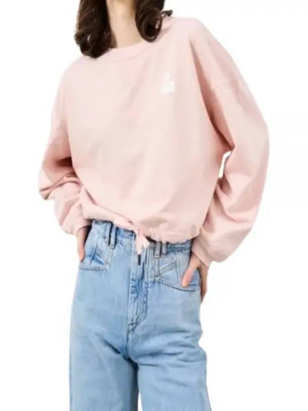 Margo Logo Crop Sweatshirt Rose - ISABEL MARANT - BALAAN 2