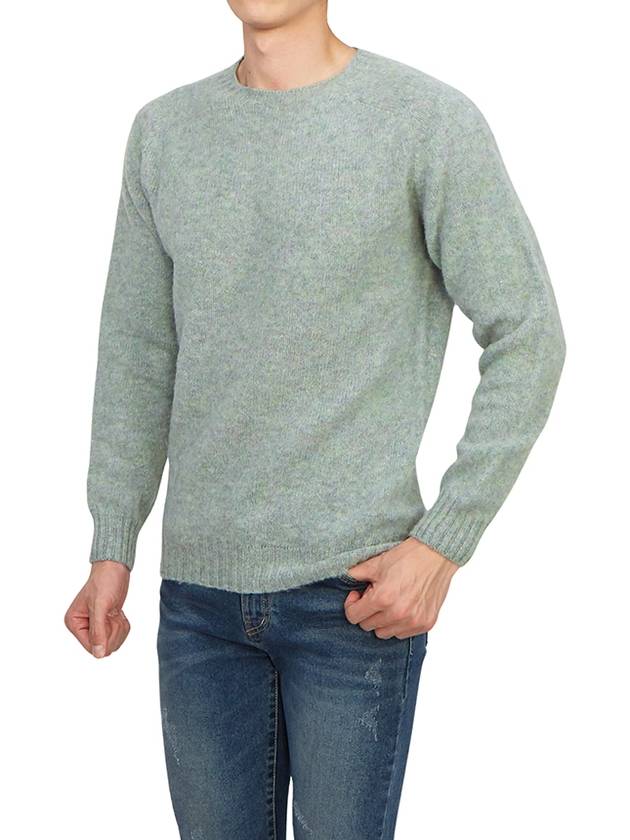 Shaggy Dog Men's Knit M3834 7 SEA PEARL - HARLEY OF SCOTLAND - BALAAN 4