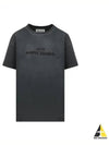 Reverse Logo Short Sleeve T-Shirt Washed Black - MAISON MARGIELA - BALAAN 2