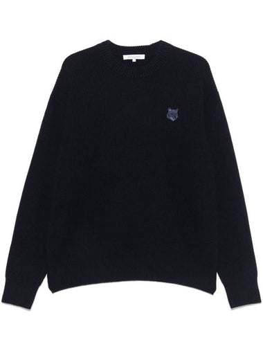 Maison Kitsuné Sweater With Bold Fox Head Application - MAISON KITSUNE - BALAAN 1