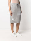 Women's 4-Bar Stripe Drawstring Skirt Grey - THOM BROWNE - BALAAN 4