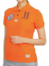 Airlines 40's Polo Short Sleeve T-Shirt Orange - HORN GARMENT - BALAAN 6