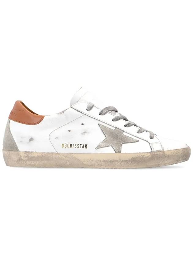 Brown Tab Superstar Classic Low Top Sneakers White - GOLDEN GOOSE - BALAAN 2