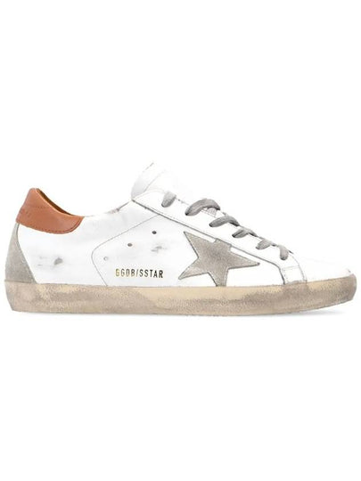 Brown Tab Superstar Classic Low Top Sneakers White - GOLDEN GOOSE - BALAAN 2