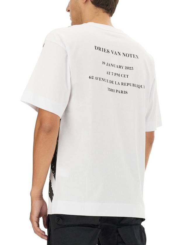 Dries Van Noten Logo Print T-Shirt - DRIES VAN NOTEN - BALAAN 4